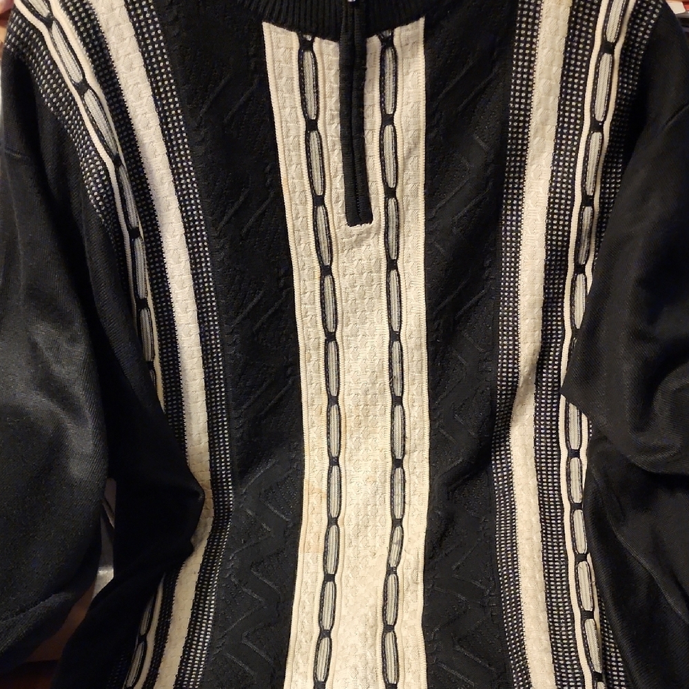 Stacy Adams Charcoal Knit Sweater